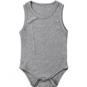 0-24M Mouwloze Baby Outfit Jumpsuit voor Jongen en Meisje