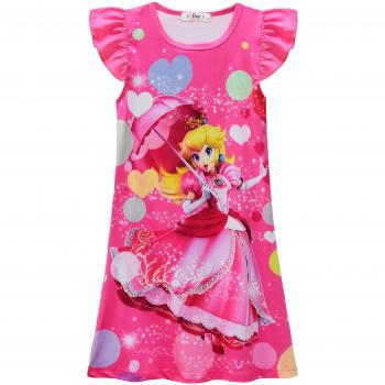 Robe Petite Princesse Peach – Jupe Mario 2023, 130 cm