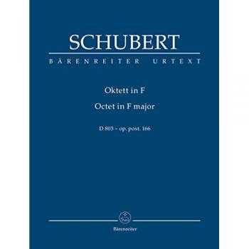 Schubert Octet En Fa M D 803 Op Post 166