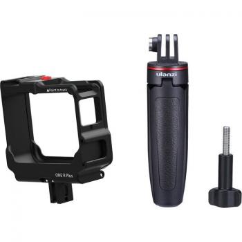 Insta360 ONE R Metallrahmen-Schutzhülle mit Stativ und großer Batterie