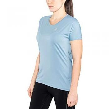 Odlo Damen FLI Crew Neck Shirt, Faded Denim, XS