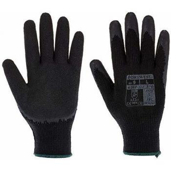Portwest Fortis Classic Black Grip Gloves