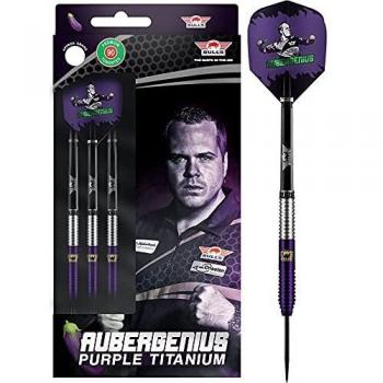 Dirk Van Duijvenbode Bull 90% Aubergenius Steel Darts – 25 g