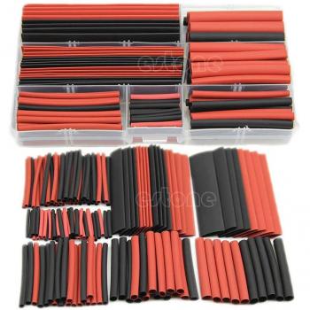 Pack 150 Tubes Polyolefine 2:1 – Rétractables et Enroulables
