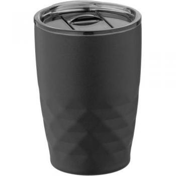 Avenue Geo Insulated Travel Mugs (Set of 2) 12oz White