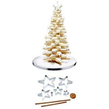 3D Christmas Tree Cookie Cutter Kit by KitchenCraft