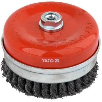 Brosse à coussin Yato 125 mm, torsadée