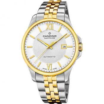 Reloj Candino Para Hombre C4769/1 Automático Color Blanco