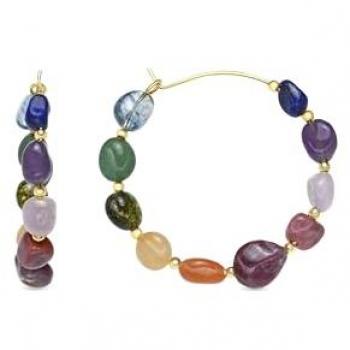 Joyas Boho Oro 18K y Piedras Múltiples