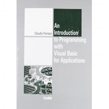 Introduction to Programming with Visual Basic for applications