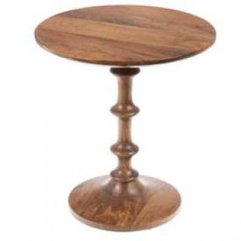 Table d'appoint en bois de manguier