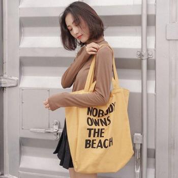 Women’s Portable Korean Canvas Book Bag