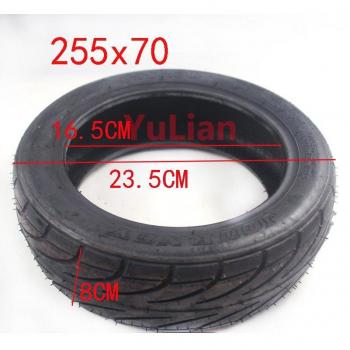 Vakuum‑Reifenrolle 10 Zoll, 255 × 70 mm – Schlauchlos & Hochdruck