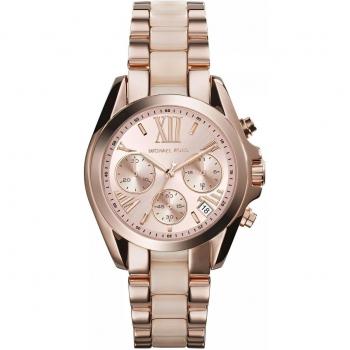 MK6066 Bradshaw 34mm Rose‑Gold Ladies Timepiece by Michael Kors