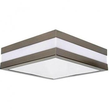 Außen Decken Lampe Fassaden Terrassen Haus Tür Chrom Leuchte quadratisch IP44 Kanlux 8981