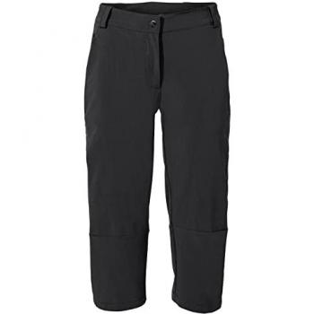 Vaude Culote Pirata Yaras 3/4 para Mujer Negro (Talla 42)