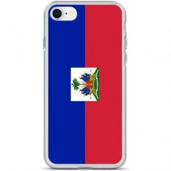 Soft TPU Haiti Flag Case for iPhone SE 2020