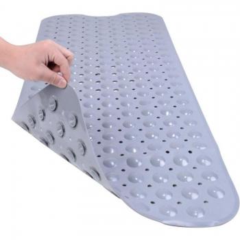 PVC Plastic Bath Mat with Suction