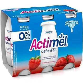 YOG. L-CASEI ACTIMEL 0% FRESA DANONE PACK 6X100 GR