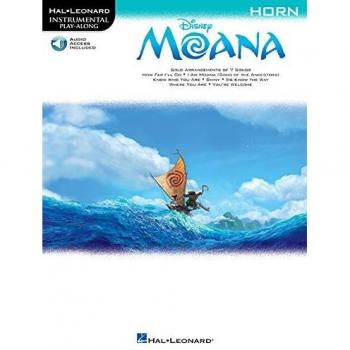 Moana Lin-Manuel Miranda Horn  Book and Audio Online