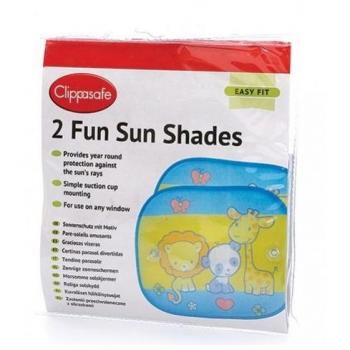 Clippasafe, Sonnenschutz für Autos, Universalblende 2er Set