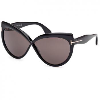 Tom Ford Women's Sunglasses, Beatrice, Black/Smoke, 65 MM
