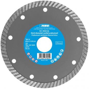 Turbo Diamant Pro Fervi 180 mm