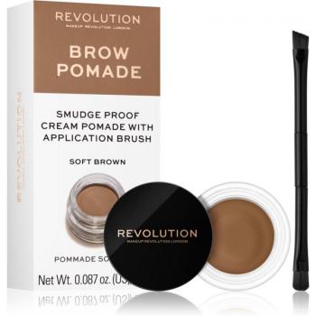 Makeup Revolution, Augenbrauengel, Brow Pomade (Soft Brown)