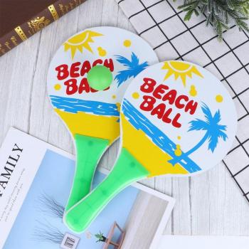 Conjunto de 2 raquetas de arena prácticas y duraderas