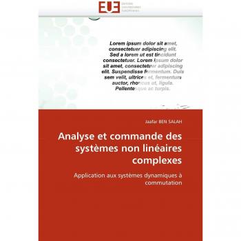 Analyse et commande des systèmes non linéaires complexes: Application aux systèmes dynamiques à commutation