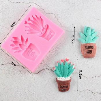 Cactus en Silicone pour Décorations