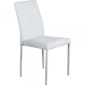 Sedia Interna Blossom con Struttura Inacciaio Bianco