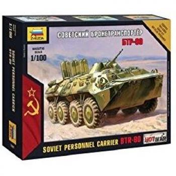 Tirage Zvezda – BTR‑80 1/100 en miniature