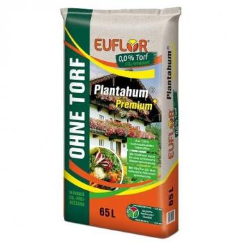 ELC Gartenpflege-Set Plantahum Premium torffreie Blumenerde 65 l