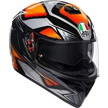 Casco AGV K3 SV Liquefy Multi Nero e Arancione L
