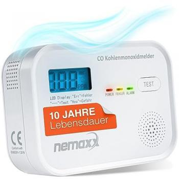 CO Alert Pro: Rilevatore Sonoro-Visivo per Casa, Camper e Roulotte