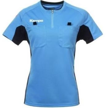 Camiseta Kempa Referee para Mujer Azul Fair/Negro XXL