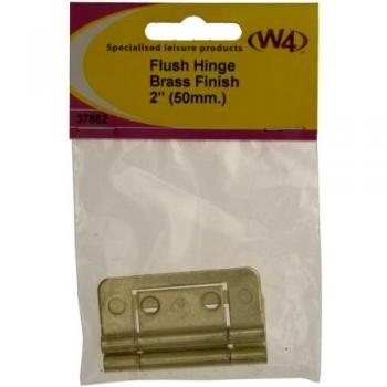 Classic Brass Flush Hinge Kit (Pack of 2)