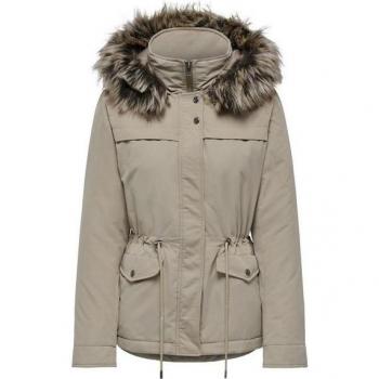 Only Women's Starline Parka in Beige