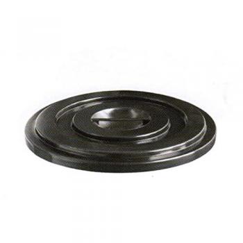 Couvercle HDPE 75 litres couleur noire