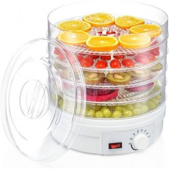 5-Tray Snack Air Dryer for Dried Fruits and Vegetables