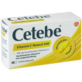 Cetebe Vitamin C Retard 500