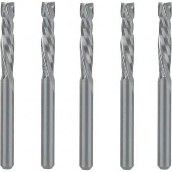 5PCS 3.175x17mm Up & Down Cut Carbide End Mill Cutters