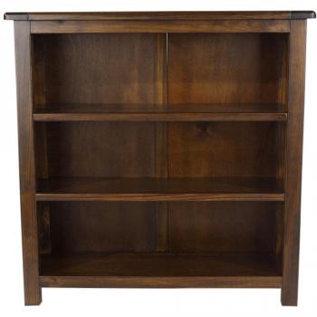 Core Essentials Low Bookcase, Mahogany