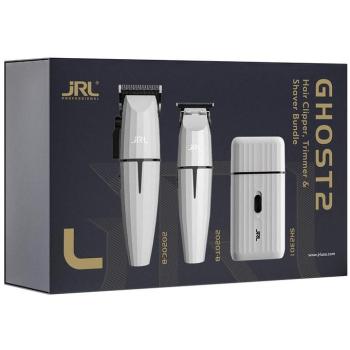 Set Ghost 2 Premium: Clip, Trim y Shave en Blanco