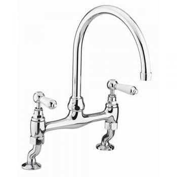 Bristan Renaissance Mono Kitchen Sink Mixer Tap Double Lever