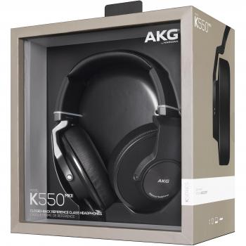 Cuffie Akustiche K550 MKII Pieghevoli, Premium, Colore Nero