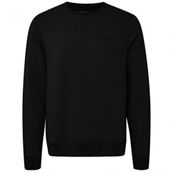 Sweatshirt mit gerippten Abschlüssen Modell 'Downton'