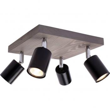 Pine Grey 25×25 cm Alara 4‑Bulb Spot Light