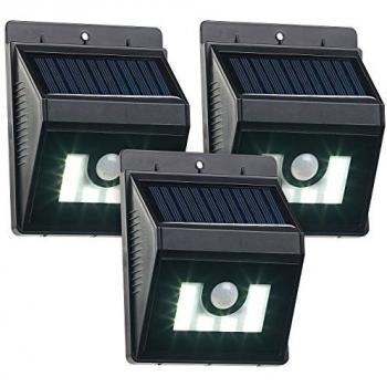 Applique Murale Solaire LED 180 lm avec Détecteur de Mouvement et Fonction Dimmable